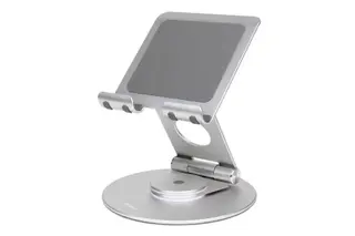 Produktfoto för Desire2 Tablet Stand Dual Pivot 360 Silver