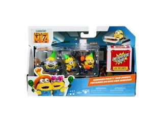 Produktfoto för Despicable Me DESPICABLE ME 4, Mini Minions Figurer 5 cm, 4 stk pk., 2 varianter