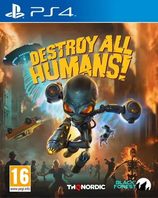 Produktfoto för Destroy all Humans! - Sony PlayStation 4 - Action / äventyr