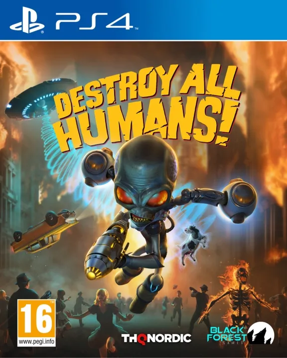 Alternativ bild 0 för Destroy all Humans! - Sony PlayStation 4 - Action / äventyr