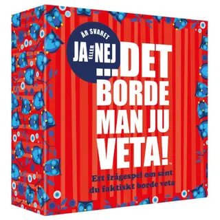 Produktfoto för Det borde man ju veta! Ja eller Nej Frågespel