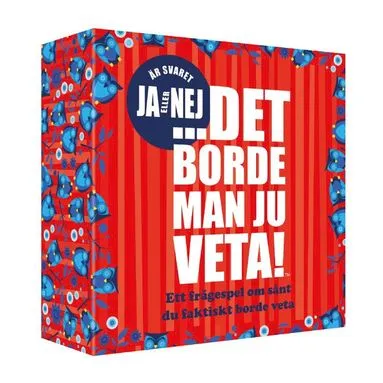 Alternativ bild 0 för Det borde man ju veta! Ja eller Nej Frågespel
