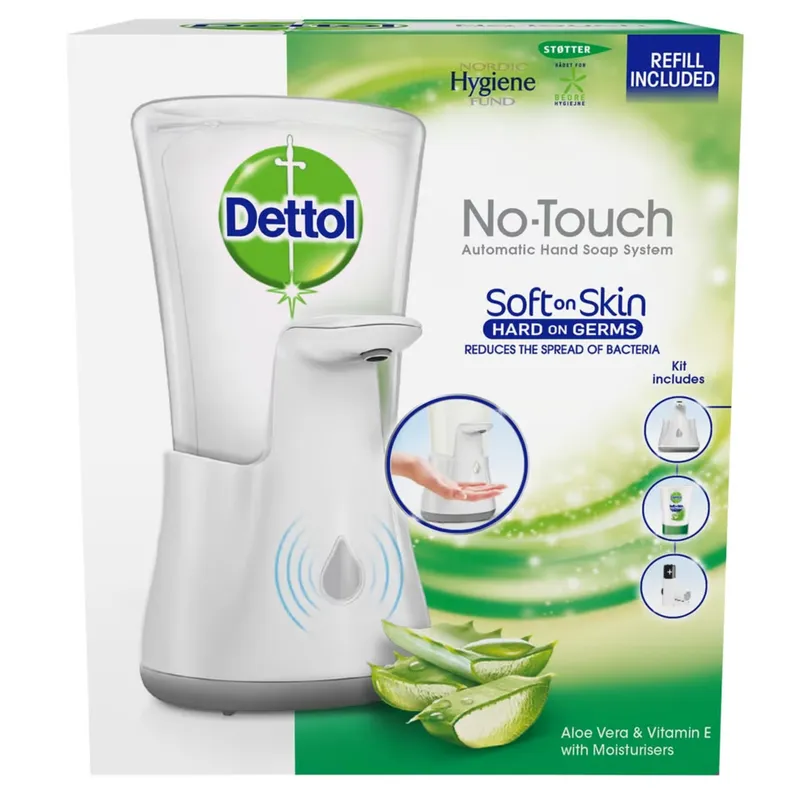 Bild 2 för Dettol No Touch Startkit White Aloe Vera 250 ml