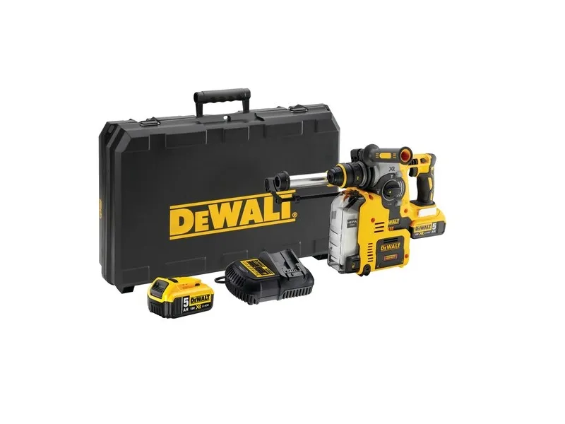 Alternativ bild 0 för DeWALT Akku-Kombihammer DCH275P2, 18 Volt, Bohrhammer, SDS Plus, Grå, Svart, Gul, Borstlös motor, 2,4 cm, 1100 RPM, 1,3 cm