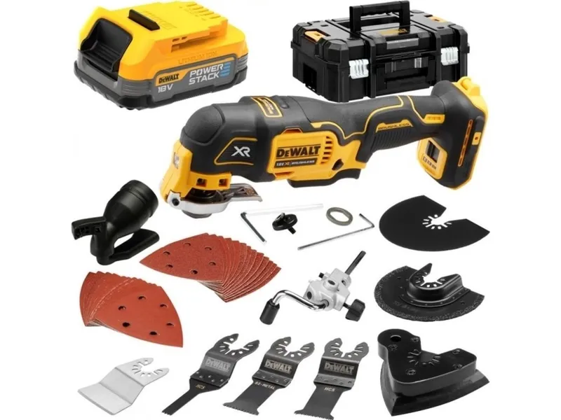 Alternativ bild 0 för DEWALT MULTI-TOOL 18V 1x1.7Ah POWERSTACK DCS356E1T
