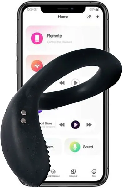 Bild 1 för DIAMO VIBRATING COCK RING