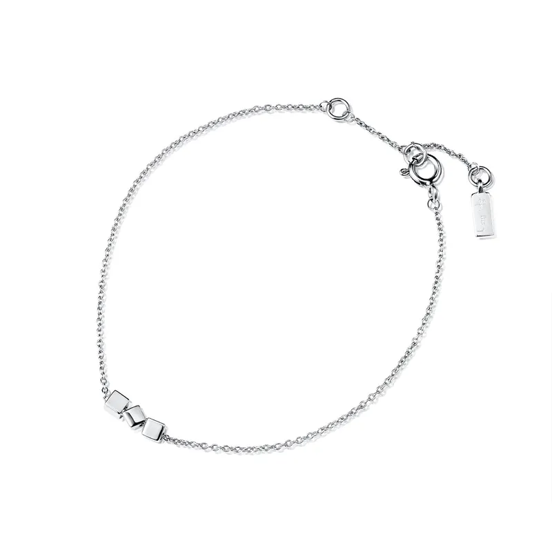 Alternativ bild 0 för Dice Armband Silver