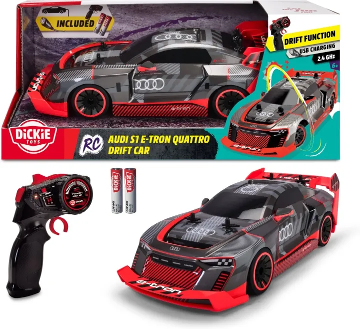 Alternativ bild 0 för Dickie Toys Audi S1 E-Tron Quattro Drift Radiostyrd Bil 1:16