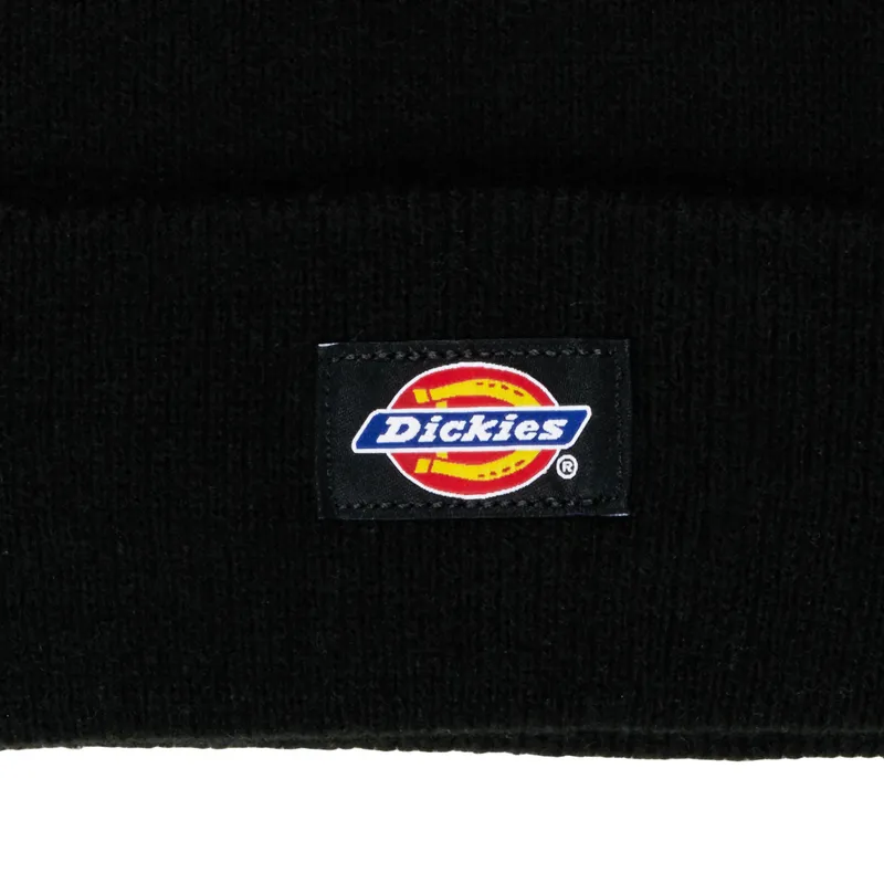 Bild 3 för Dickies - Svart cuff Beanie - Gibsland Black Cuff @ Hatstore