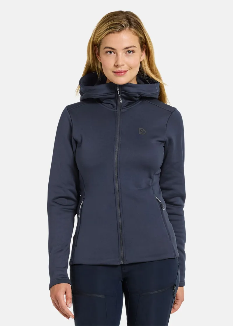 Bild 2 för Didriksons Anneli 2 FZ Jacket Women Dark Night Blue