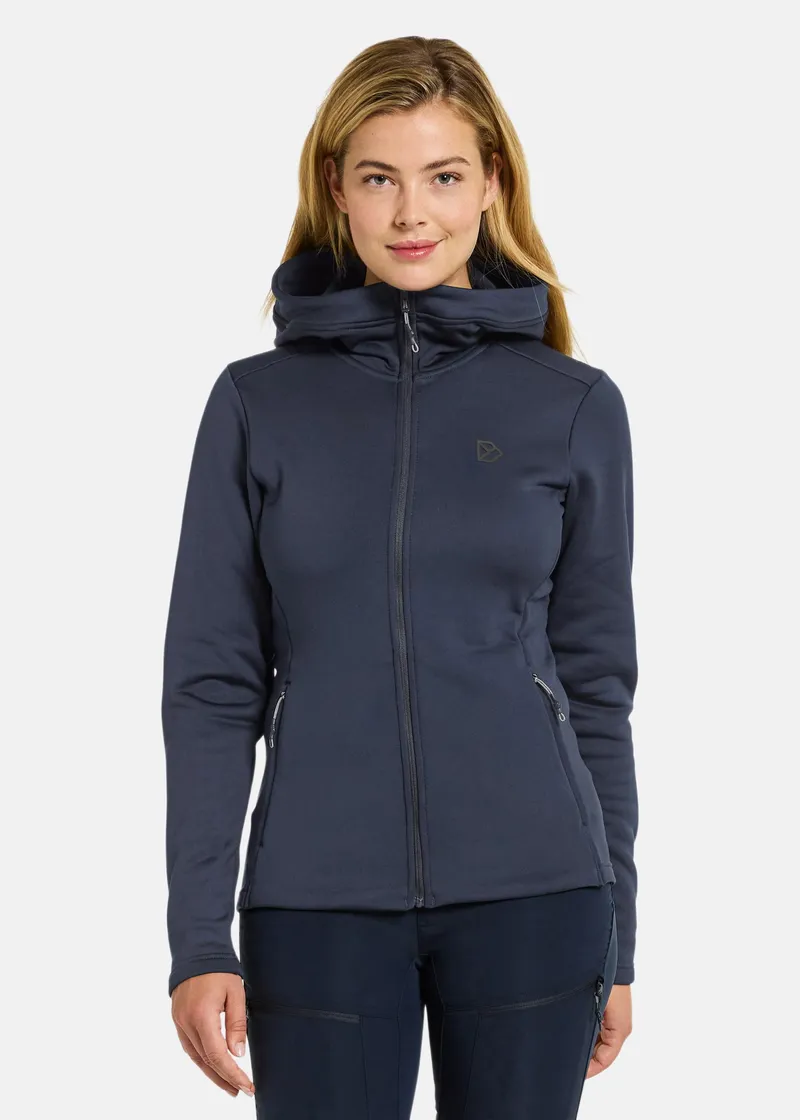 Bild 1 för Didriksons Anneli 2 FZ Jacket Women Dark Night Blue