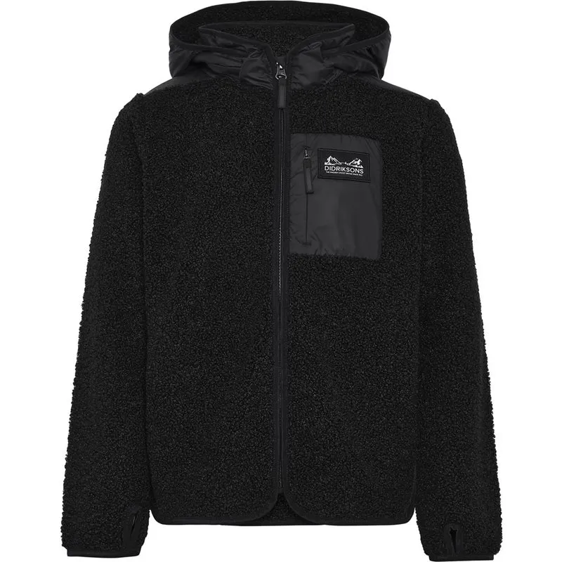 Bild 1 för Didriksons Exa Kids Fz 3 Black Black 130 cl