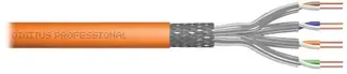 Produktfoto för Digitus Bulkkabel Cat 7 Sftp, Pimf Orange 500m
