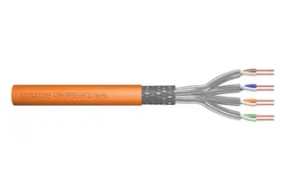 Produktfoto för Digitus Bulkkabel Cat 7 Sftp, Pimf Orange 500m