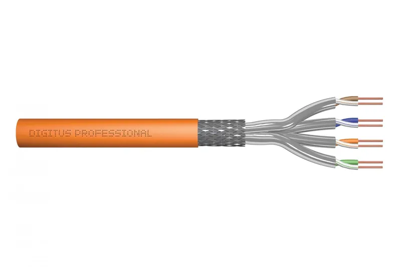 Alternativ bild 0 för Digitus Bulkkabel Cat 7 Sftp, Pimf Orange 500m