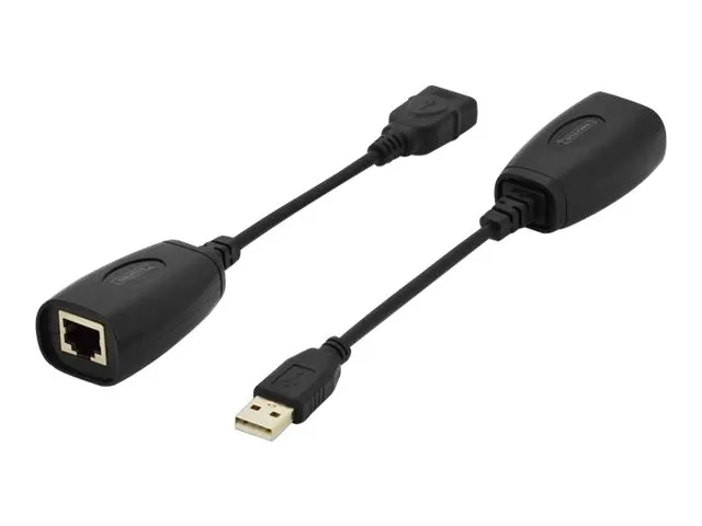 Alternativ bild 0 för DIGITUS DA-70139-2 USB Extender USB1.1 up to 45 m / 150 ft for use with Cat5/5e/6 (UTP STP or SFT) cable