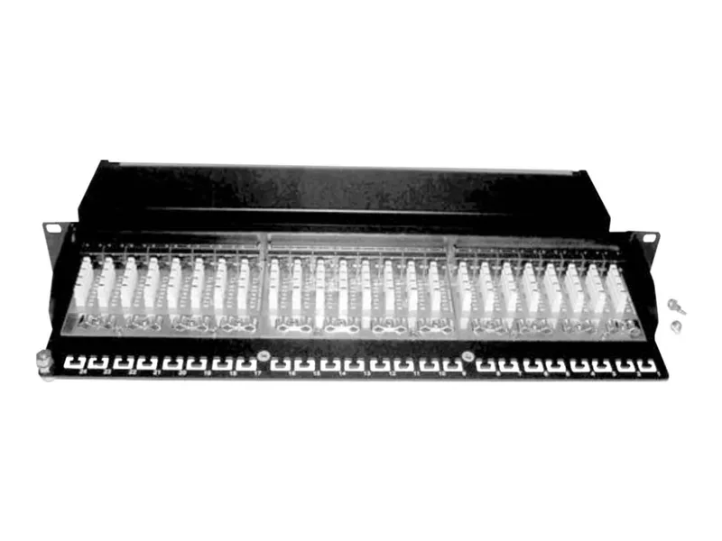 Alternativ bild 0 för DIGITUS DN-91612SD-EA - Patch-panel - CAT 6a - RJ-45 X 12 - svart - 1U