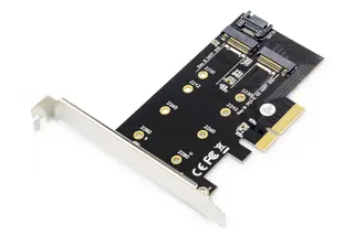 Produktfoto för DIGITUS DS-33170 - Gränssnittsadapter - M.2 - 2 Kanal - M.2 Card - PCIe 3.0 x4