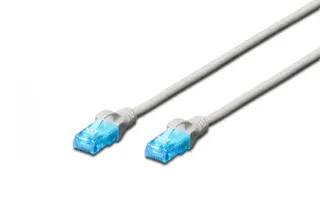 Produktfoto för DIGITUS Ecoline patch cable - 1 m - grey - Grå - 1 meter