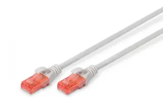 Produktfoto för Digitus Patch Cord Lszh Rj-45 Rj-45 Cat 6 1.5m Grå