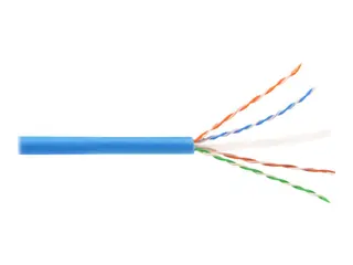 Produktfoto för DIGITUS Professional Installation Cable - Bulkkabel - 305 m - UTP - CAT 6a - IEEE 802.5/IEEE 802.3 - halogenfri, stigare - ljusblå, RAL 5012