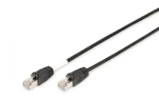 Produktfoto för DIGITUS Professional patch cable - 10 m - black - Svart - 10 meter