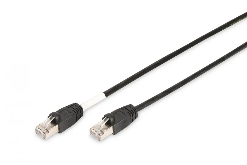 Alternativ bild 0 för DIGITUS Professional patch cable - 10 m - black - Svart - 10 meter