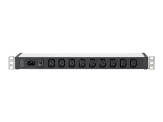Produktfoto för Digitus Strömuttag Med Aluminiumprofil 9xc13 10a 1x C14 9st Power Iec 60320 C13