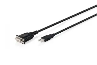 Produktfoto för Digitus Usb To Serial Cable 1.8m 1.8m Usb-a Db9 Svart