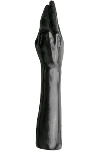 Produktfoto för Dildo Hand All Black 39 cm