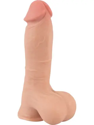 Produktfoto för Dildo med rörlig hud 19.9 cm