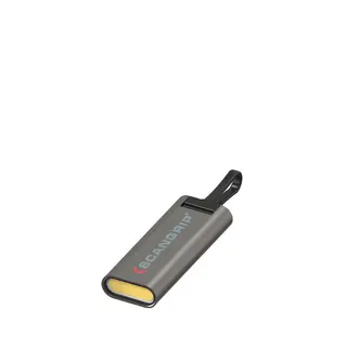 Produktfoto för Dimbar nyckelringslampa med integrerad USB-laddkabel. Scangrip