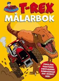 Produktfoto för Dinobonden T-rex målarbok