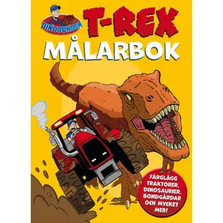 Produktfoto för Dinobonden T-rex målarbok