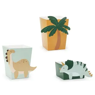Produktfoto för Dinosaurie Triceratops Popcornbägare 6-pack