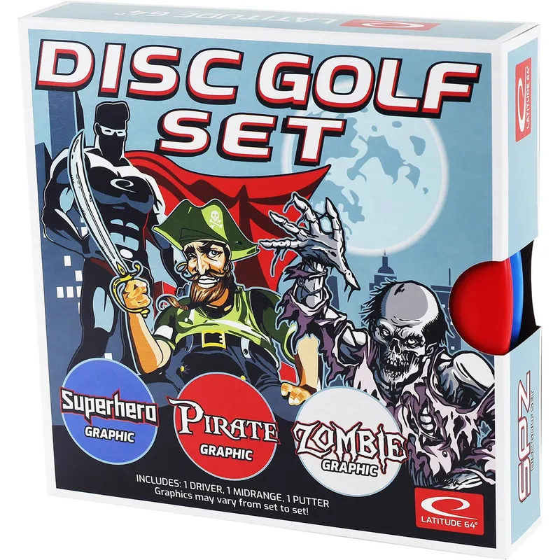 Alternativ bild 0 för Disc Golf Set SPZ 3 olika Discar