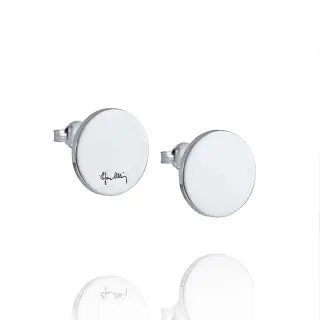 Produktfoto för Disc Örhänge Silver