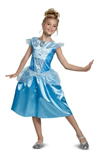 Produktfoto för Disguise - Classic Costume - Cinderella (116 cm) (140499L) /Dress Up /Blue/116