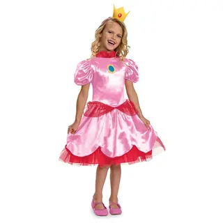 Produktfoto för Disguise Super Mario Costume Fancy Princess Peach S (5-6)