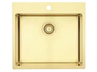 Produktfoto för Diskbänk Kubus 540 Soft Brass-guld