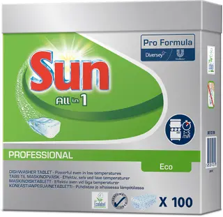Produktfoto för Diskflikar Sun Allt i 1 ekoblomma med salttvål/spännare, 100 st/bk - (100 st)