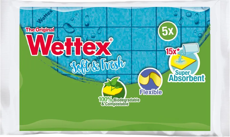 Alternativ bild 0 för Disktrasa Wettex Soft & Fresh, 5 st