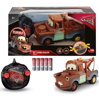 Produktfoto för Disney Bilar 3 Radiostyrd Bärgarn Turbo Racer 1:24