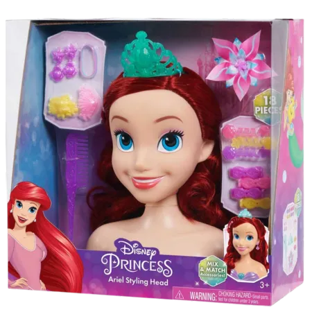 Bild 1 för Disney Princess Basic Ariel Stylinghuvud