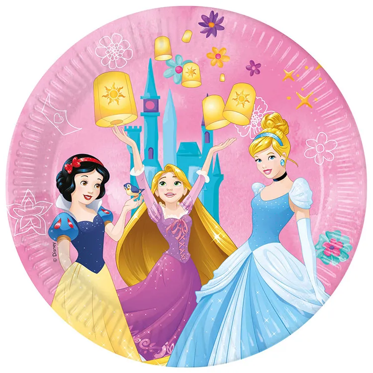 Alternativ bild 0 för Disney Princess papperstallrikar 23 cm