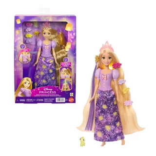 Produktfoto för Disney Prinsessan Rapunzel Docka med Färgskiftande Hår