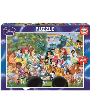 Produktfoto för Disney Pussel The Marvellous World Of Disney II 1000-bitar