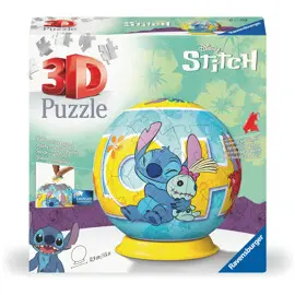 Produktfoto för Disney Stitch 3D Pusselboll 72-bitar