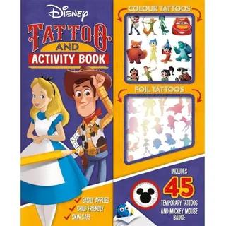 Produktfoto för Disney Tattoo And Activity Book