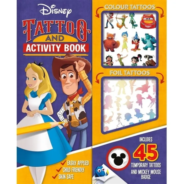 Alternativ bild 0 för Disney Tattoo And Activity Book
